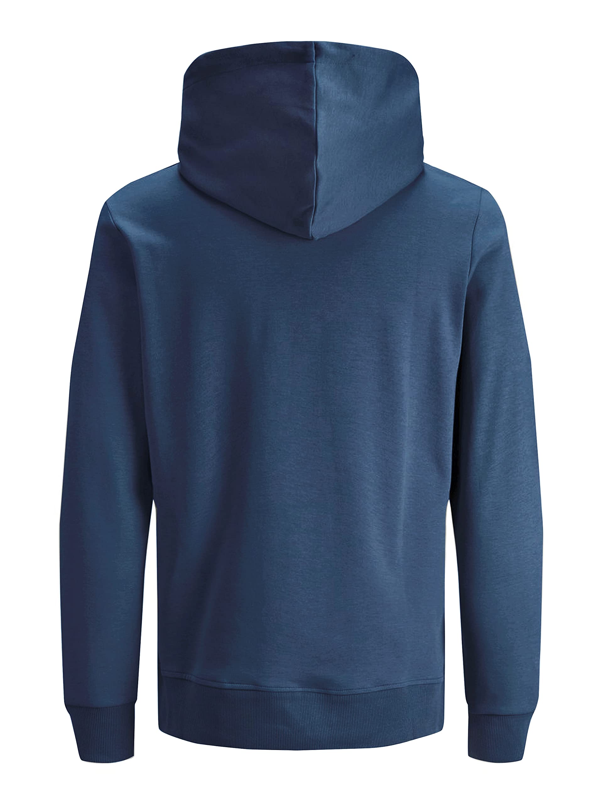 JACK & JONES Męska bluza z kapturem Basic zamek błyskawiczny, Insignia Blue/Reg Fit, L