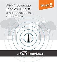 Vista 7 de Arris (SBG8300-RB) - Combo de Router de Módem de Cable - DOCSIS 3.1 Gigabit Rápido & WiFi AC2350, Comcast Xfinity, Cox, Spectrum & Más, Velocidades