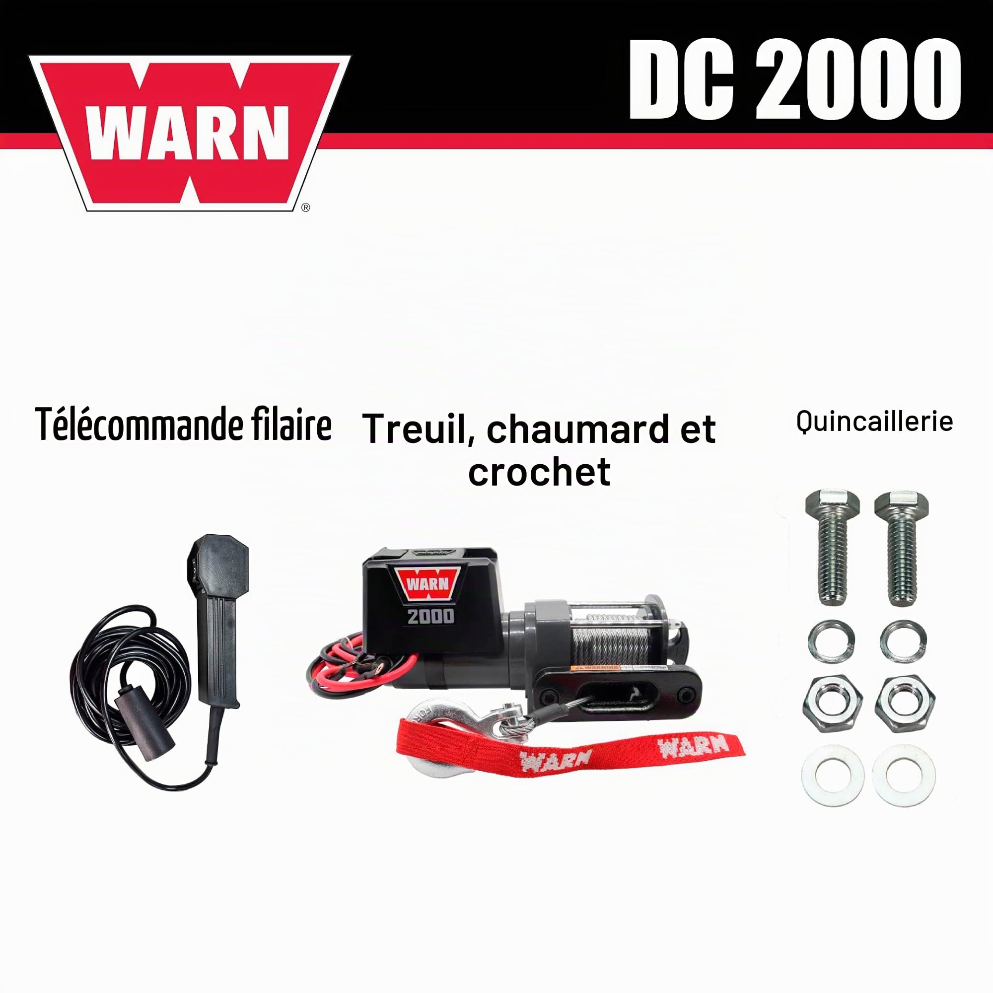 Warn prévenir DC Utilitaire Treuil