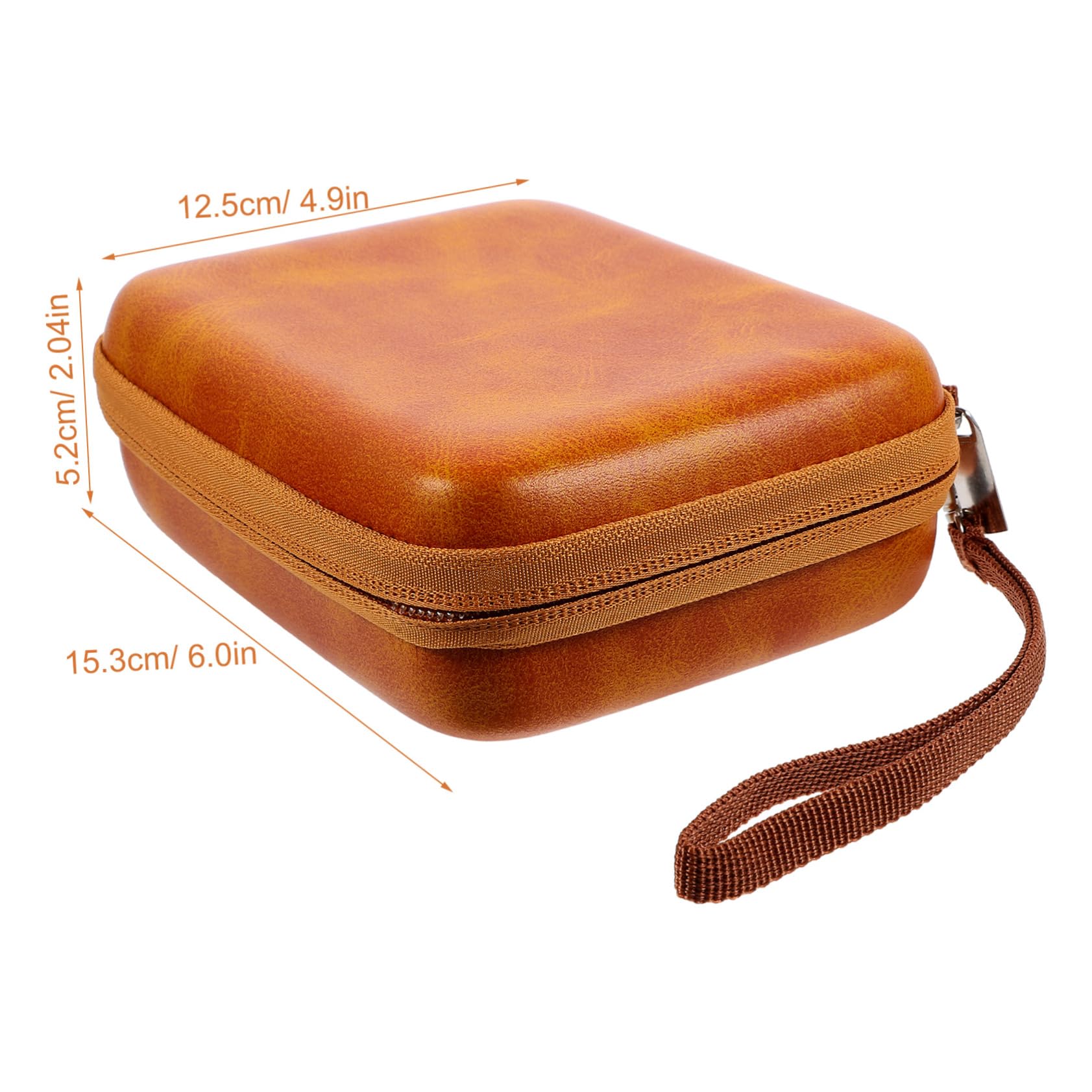 Abaodam Guitar Pick Case Plectrum Acoustic Guitar Bass Guitar Picks Accessories Instrument Holder Guitar Stuff Organizer Guitar Pick Bag Guitar Parts Storage Bag Leather