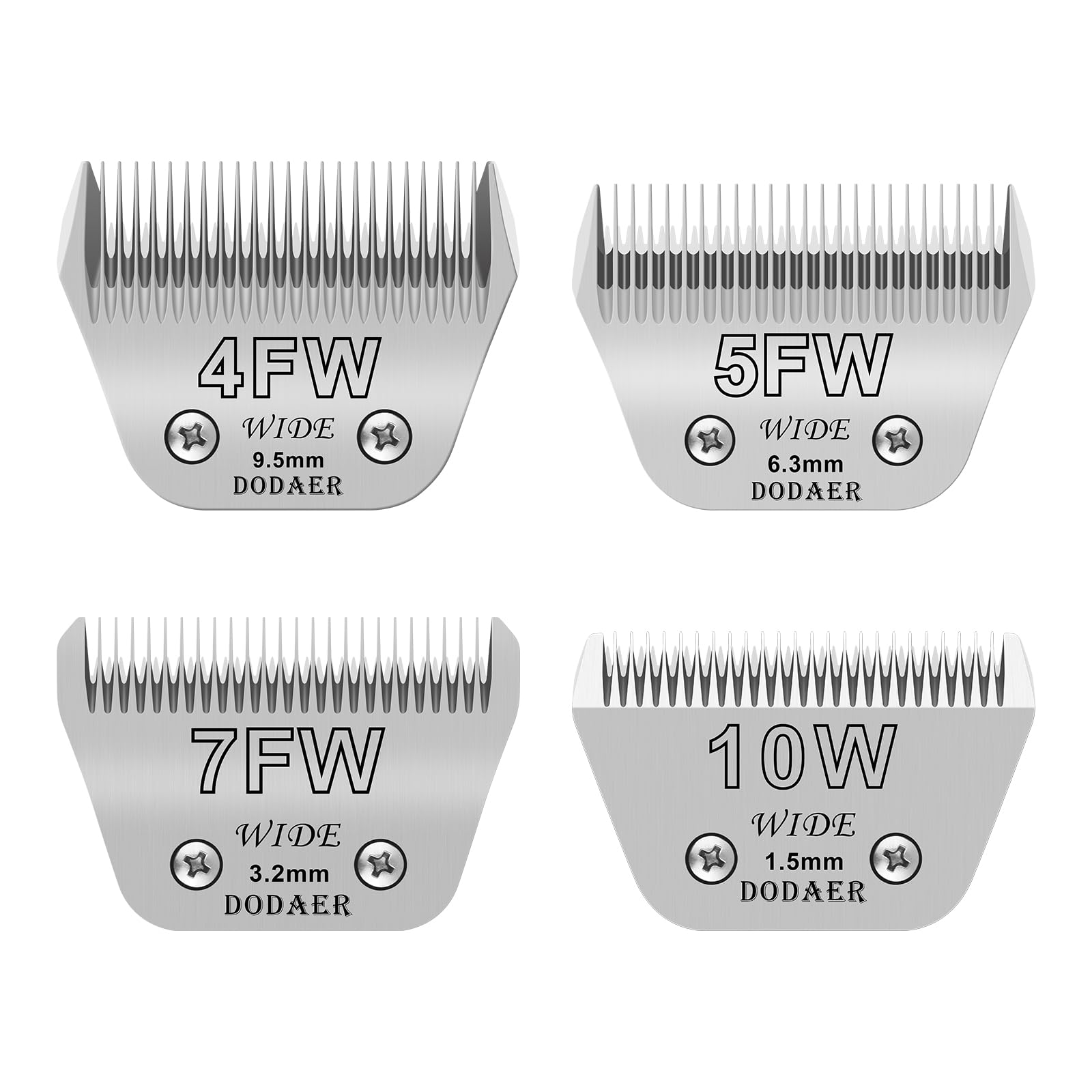 Lames de toilettage chien pour éviter les nœuds | Set de coupe compatible Oster A5