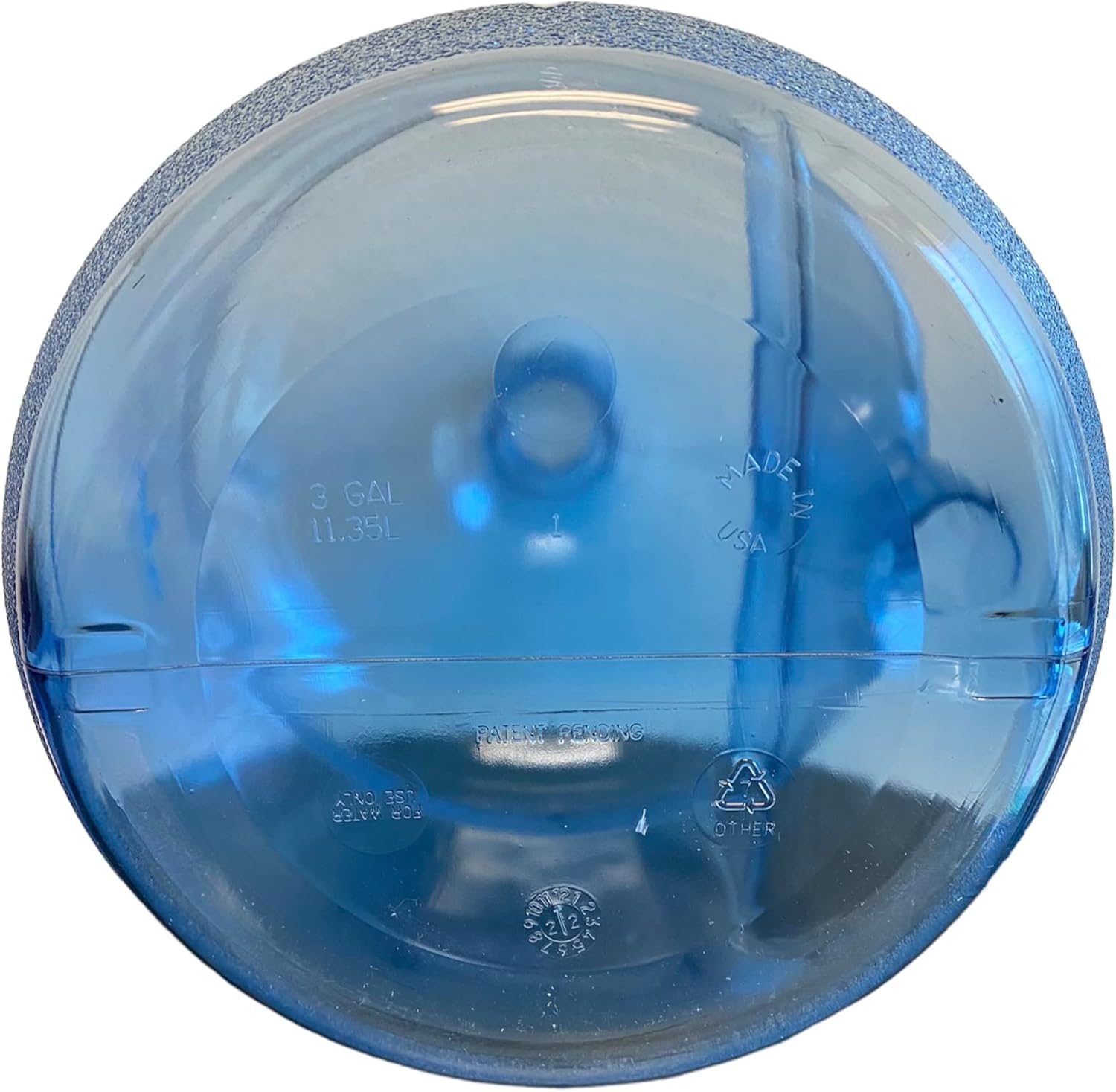 AquaNation 3 Gallon Reusable Food Grade Safe 55mm Snap On Crown Top Plastic Water Bottle Jug Gallon Container Canteen - (Made in USA) - Image 4