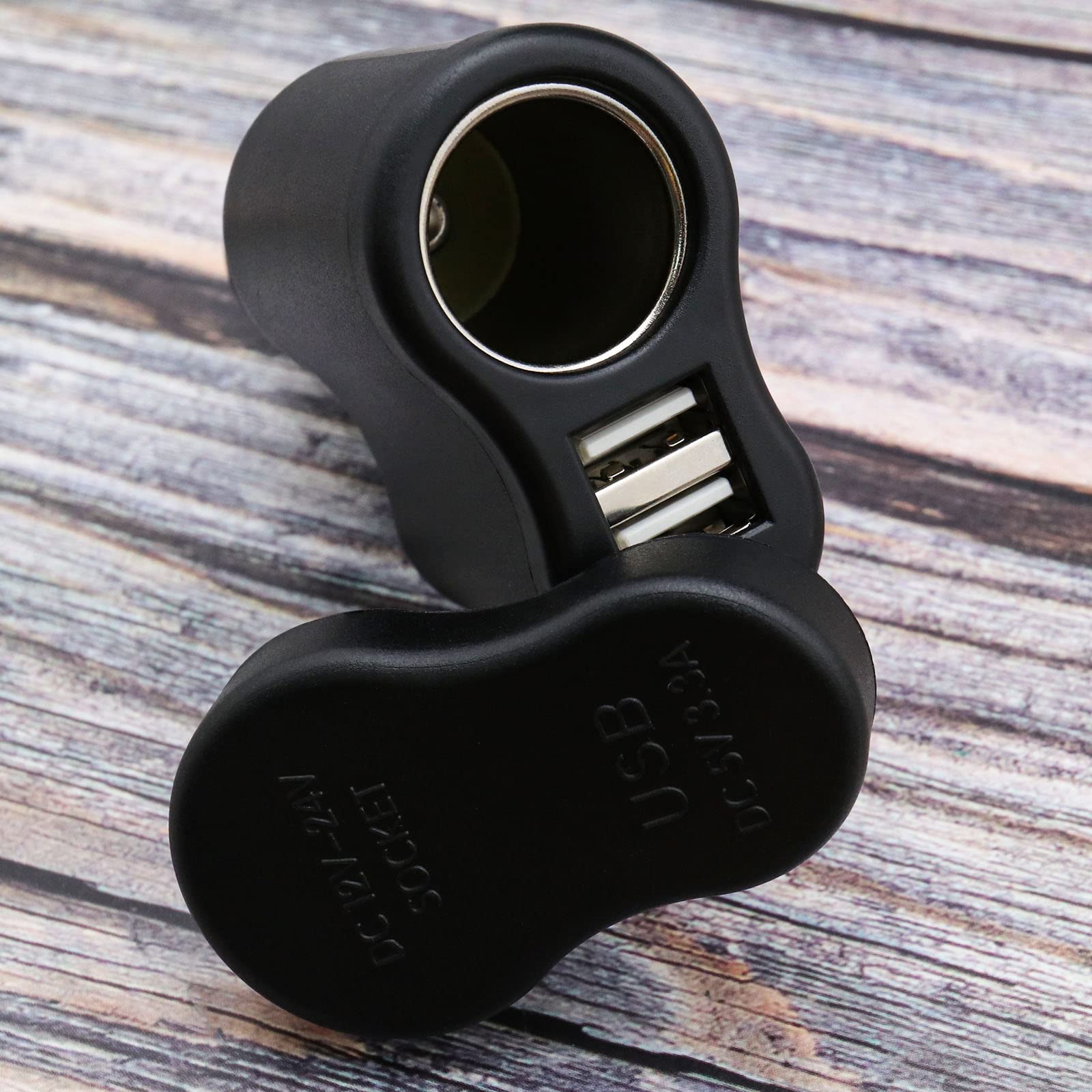 Adattatore USB Per Auto Spina DIN Hella: Doppia Porta 3.3A, 12-24V Con Cappuccio Impermeabile E LED