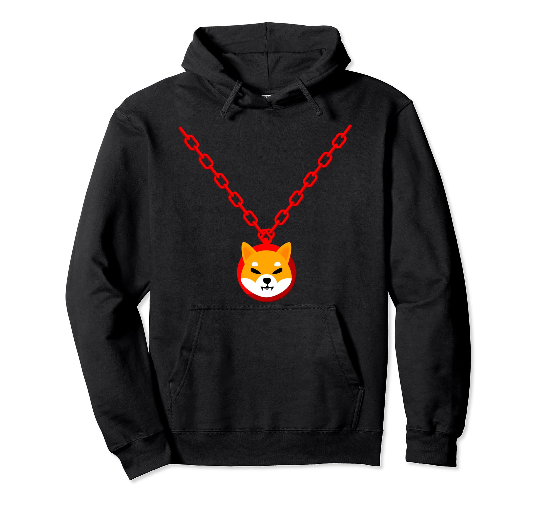 Shiba Inu Coin Blockchain Cryptocurrency Digital Coin HODL Pullover Hoodie, Black