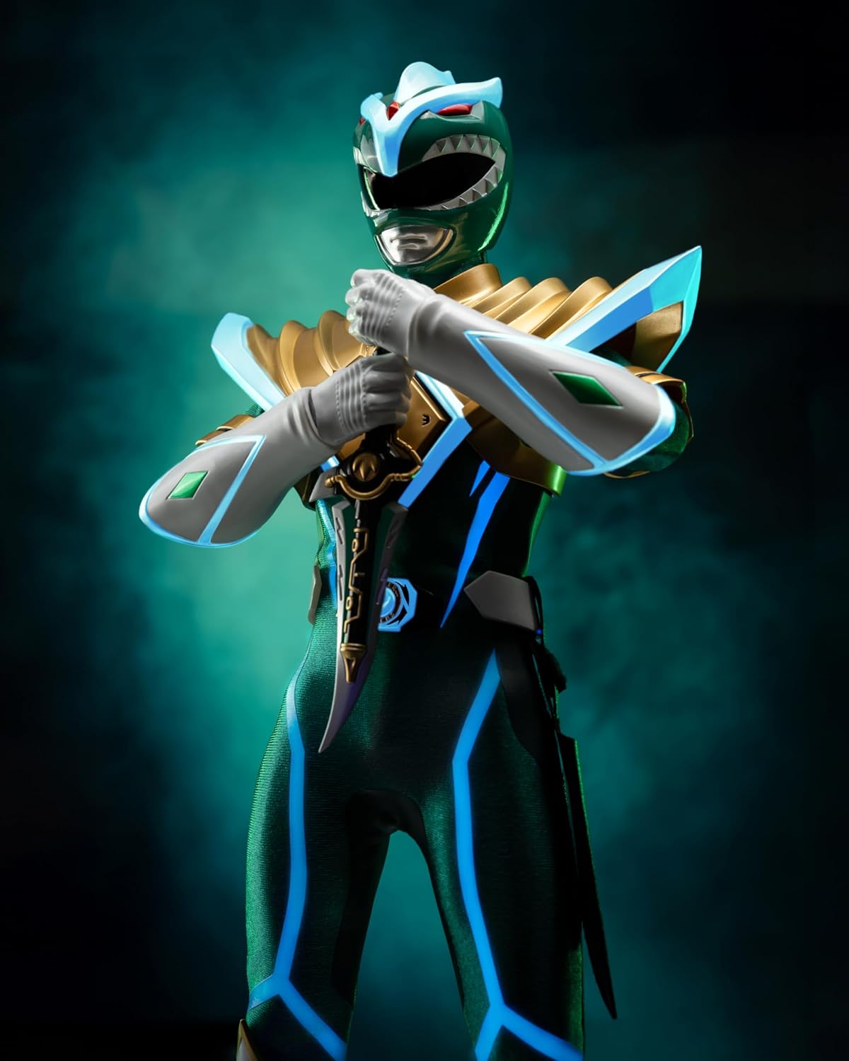 FigZero Power Rangers: Green Ranger (Matt Cook) Chaos Energy Version Previews Exclusive Figure