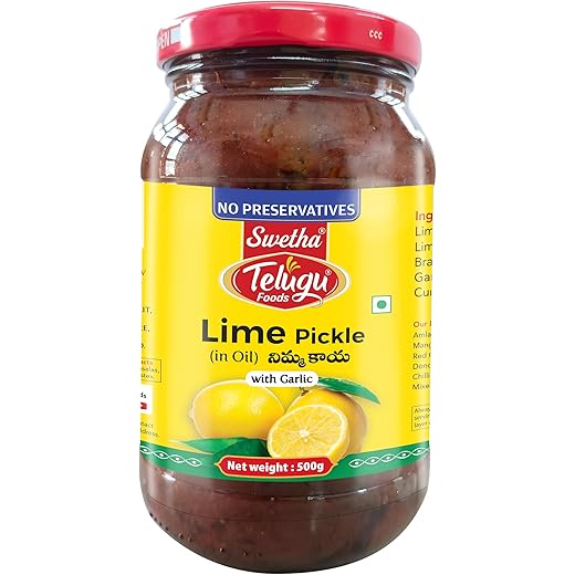 Lime Pickle with Garlic 500g