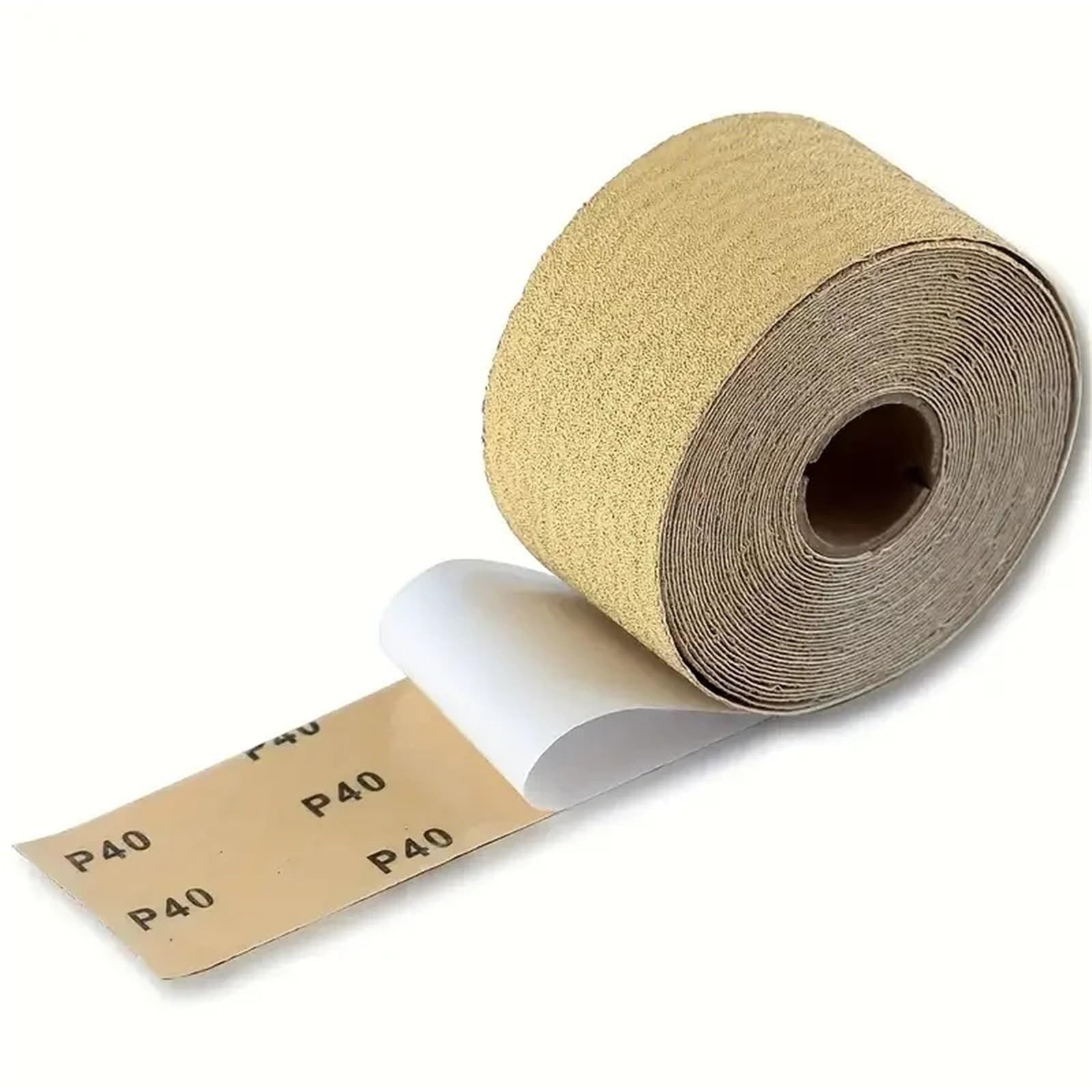 1 rollo de papel de lija autoadhesivo, tamaño 2-3/4 X 10, hoja adhesiva PSA, adecuado for automoción y carpintería