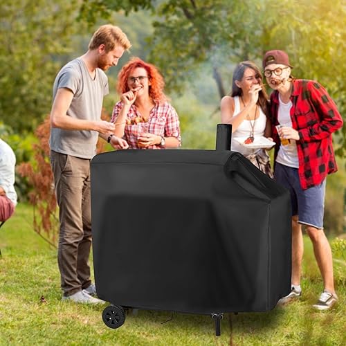 Miniatura 6 de Yoyong Royal Gourmet CC1830W - Cubierta para parrilla de carbón de 30 barriles y para parrilla de carbón CC1830S, resistente al agua, cubierta de