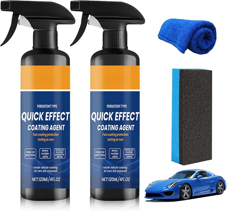 Spray de Revestimento para Pintura Automotiva Gaukomzs, 2 Frascos