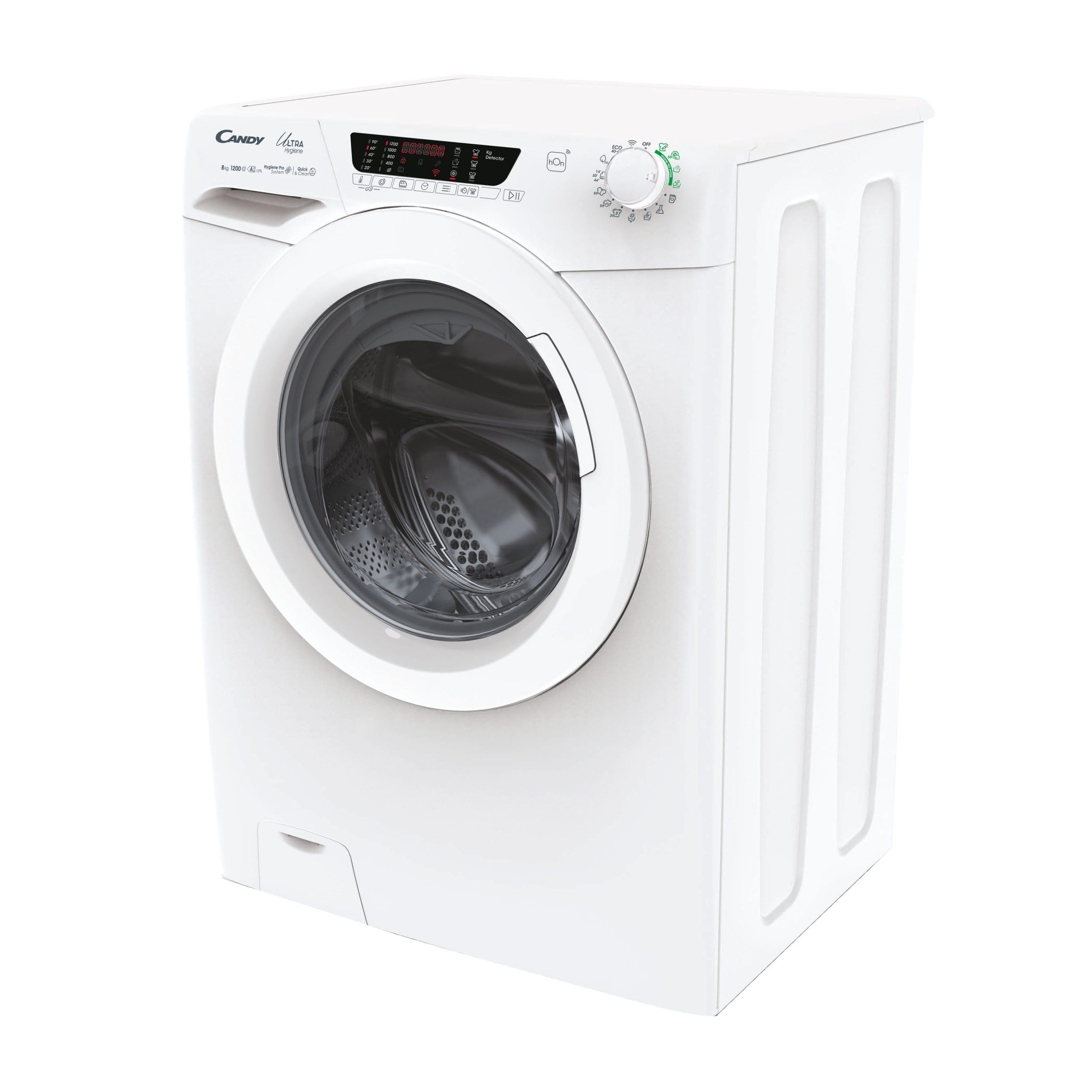 Candy HE 1284TWM6/1-S - Lavatrice 8 Kg, Classe energetica A, 1200 giri, Inverter