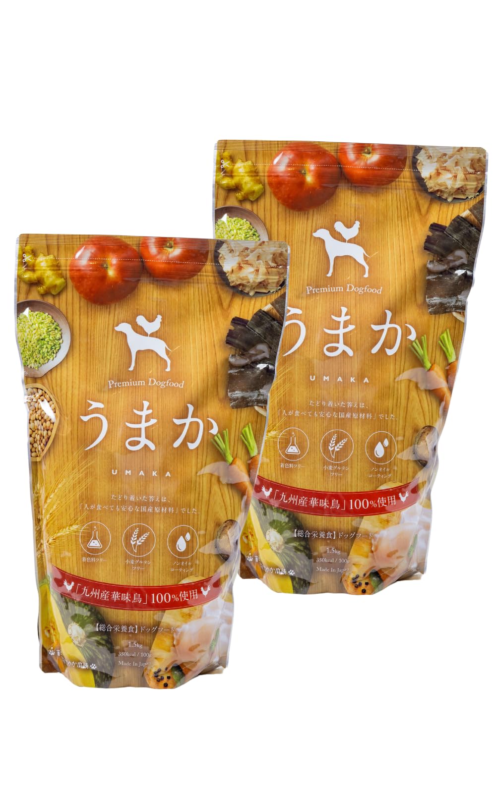 Amazon.co.jp: 華ちゃん犬猫すこやか本舗 うまか ドッグフード【 国産