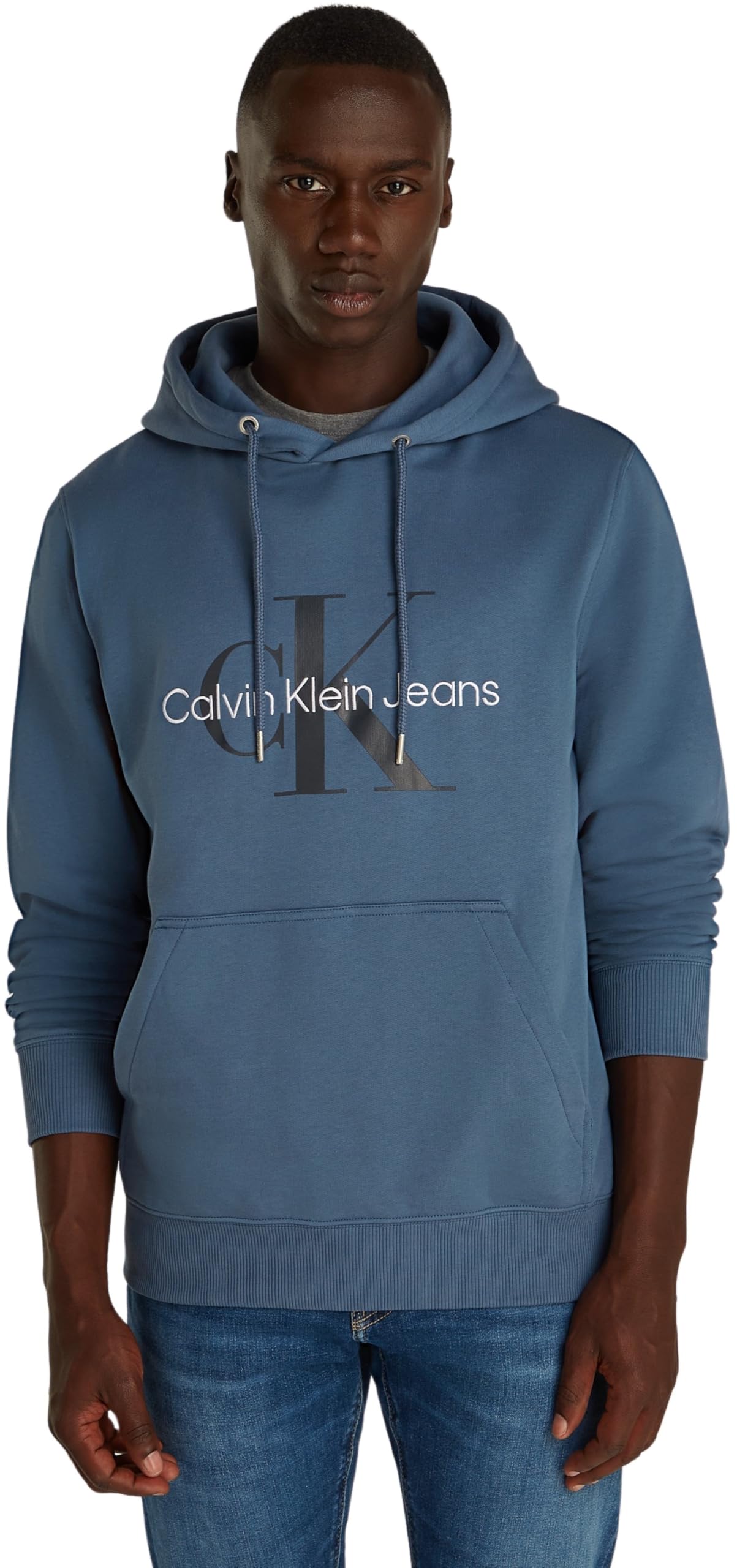 Calvin Klein Herren Hoodie Seasonal Monologo Regular mit Kapuze