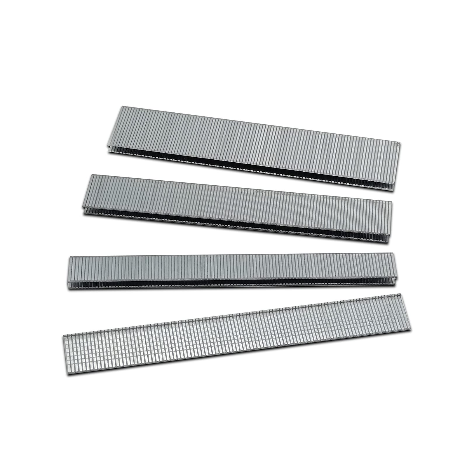 SITLDY 18 Gauge 1600-Count, 1/4 Inch Narrow Crown Staples (1/2"+3/4"+1") and Brad Nails (5/8"), 400 per Size, Galvanized