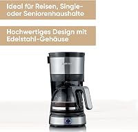 SEVERIN KA 4808 Kompakt Kávéfőző 4 Csészéhez, Rozsdamentes Acél Szűrővel 2