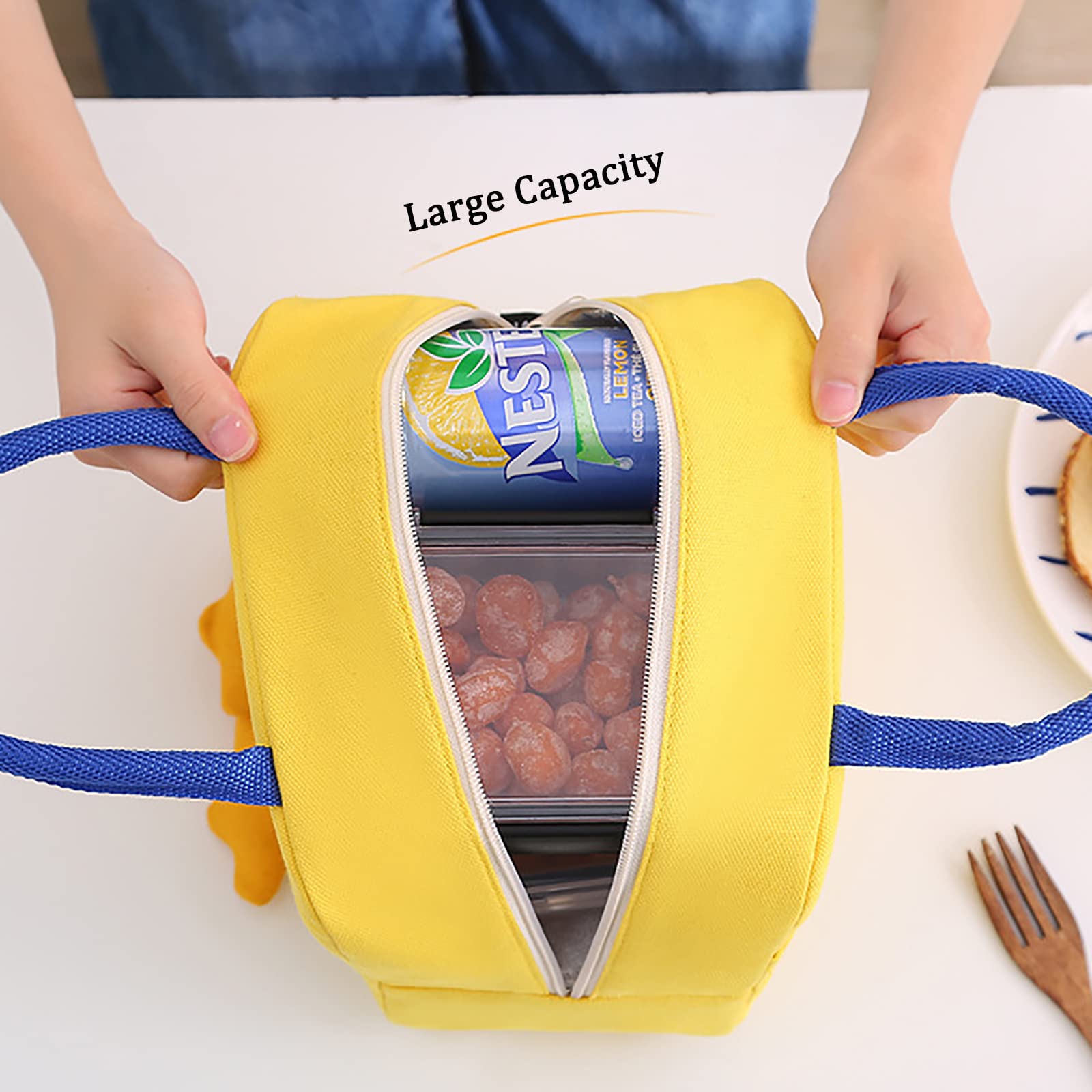 Niedliche Enten-Lunchtasche – Isolierte Kawaii-Tasche Für Arbeit, Picknick & Reisen | Wiederverwendbar & Spülmaschinenfest