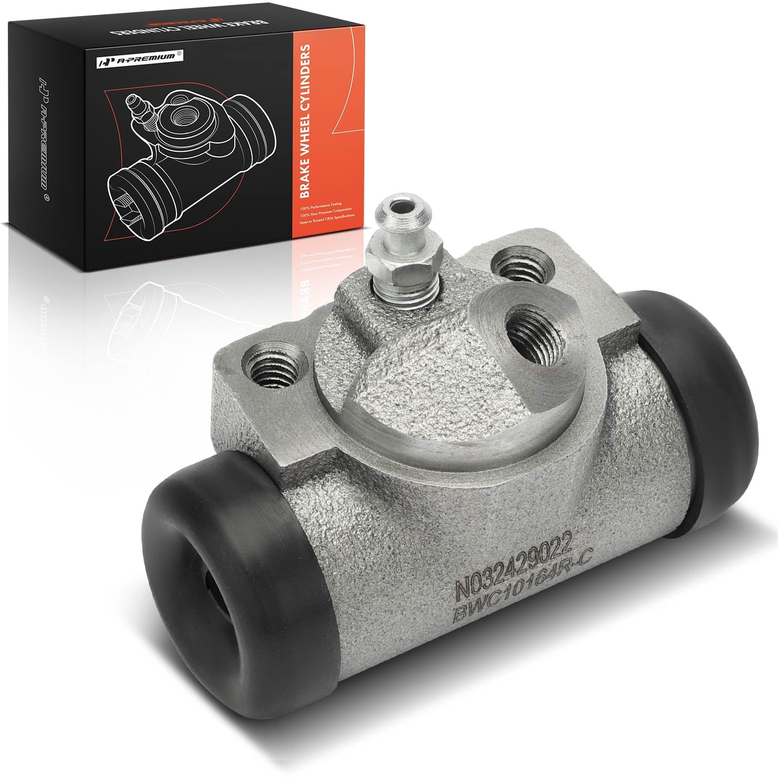 A-Premium Rear Drum Brake Wheel Cylinder Set - Compatible With Cadillac, Chevy, Dodge, GMC