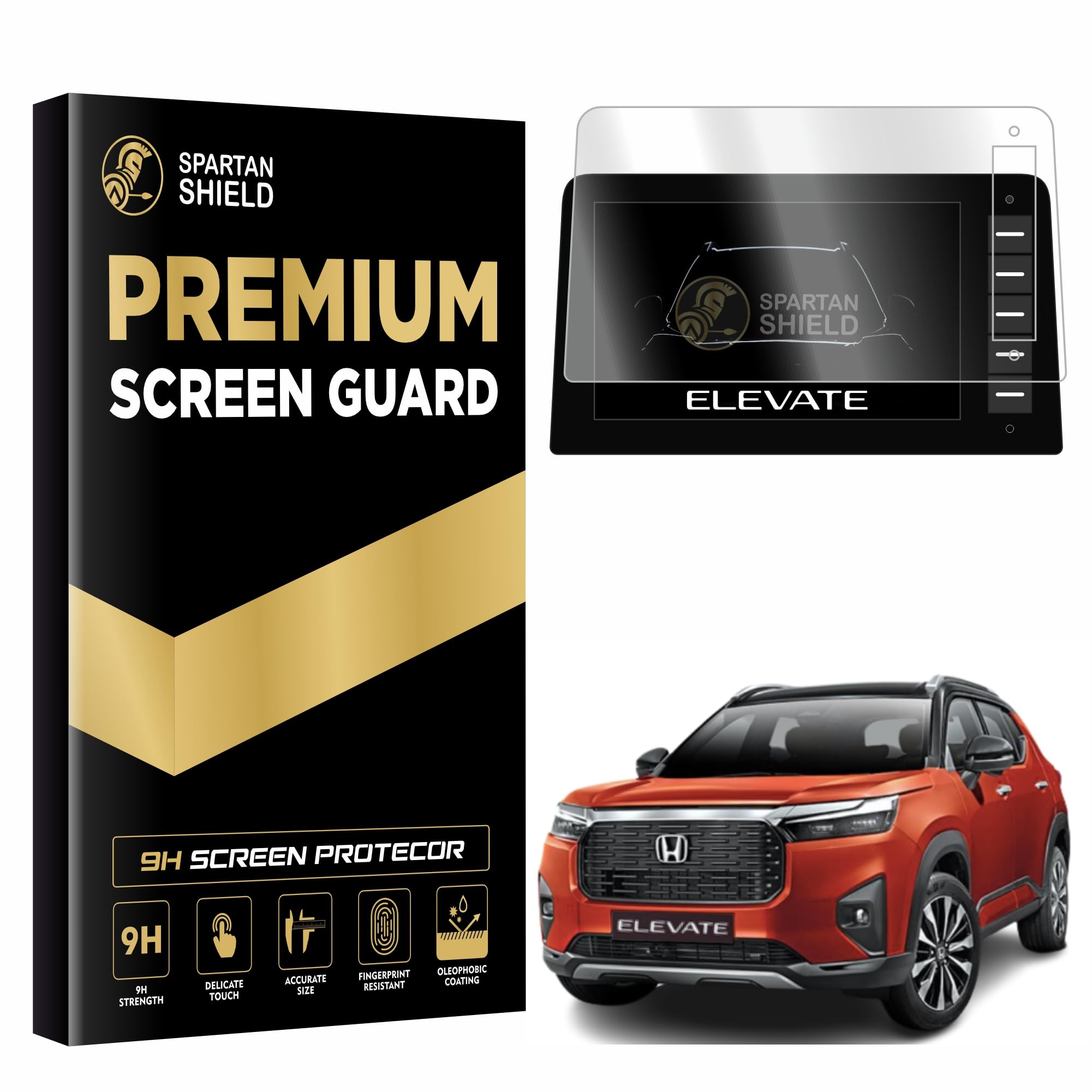 Spartan Shield TouchScreen Guard For HONDA ELEVATE 2023 V VX Models 8 INCH | Company Fit GPS Infotainment System Accessory | Car Audio Display Touch Screen Protector [Not Tempered Glass] (PACK OF 1) (B0CJ91ZGX6) Amazon Price History, Amazon Price Tracker