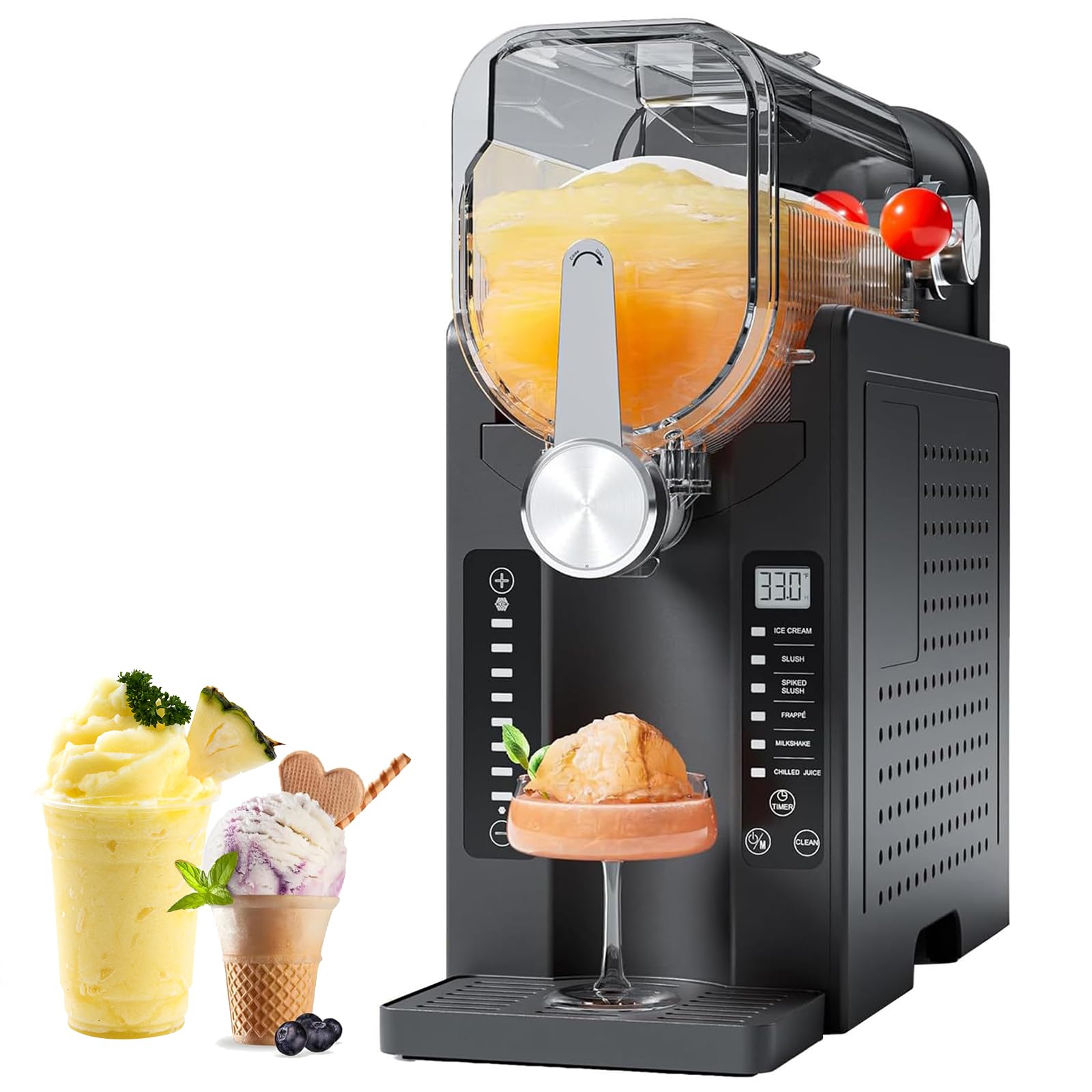 Machine à granité 1.6L sans glace pour boissons et margaritas