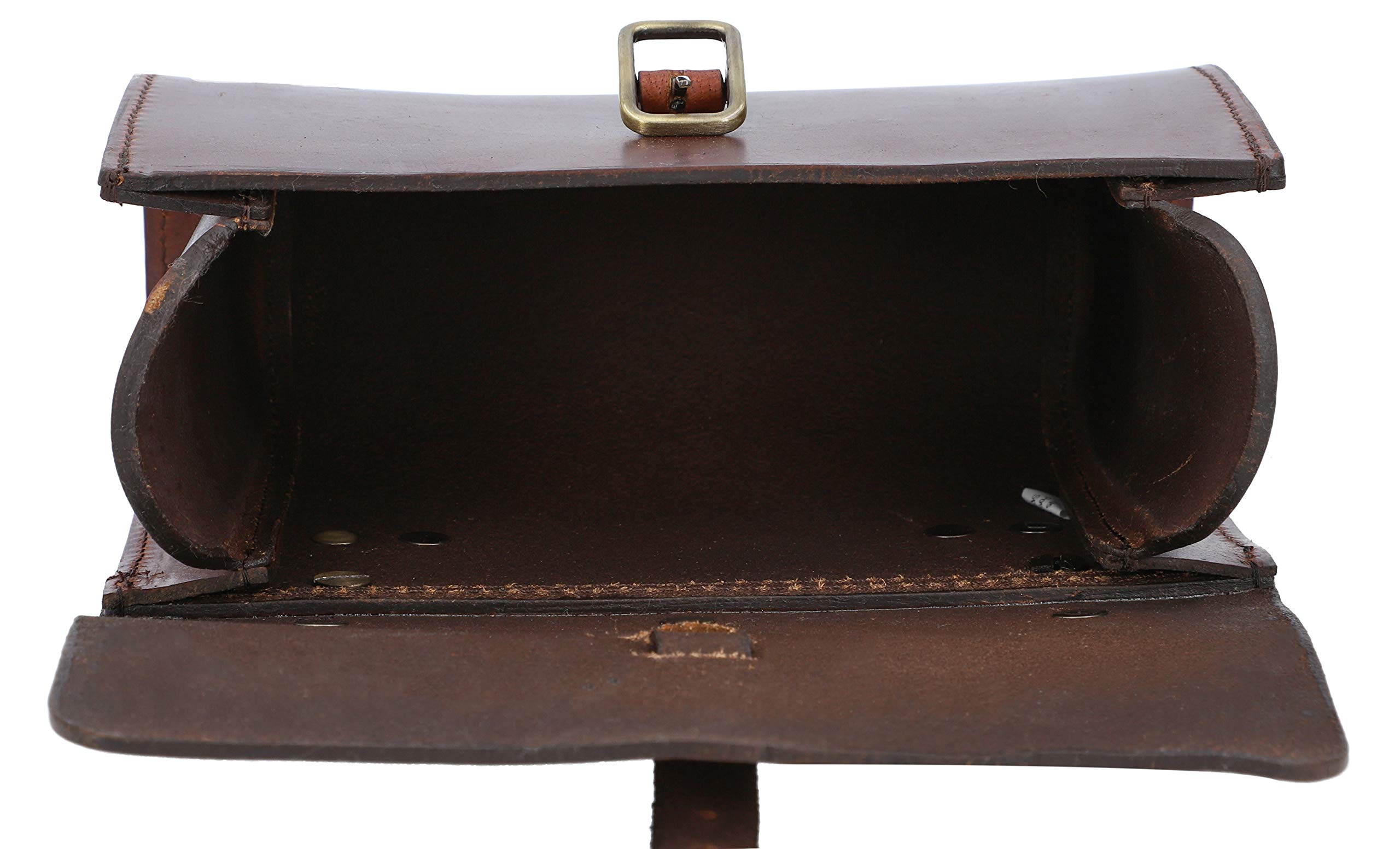 Gusti Sacoche pour Selle de Vélo Bicyclette - Marianne V. Doublure Imperméable Vintage Unisexe Cuir Marron