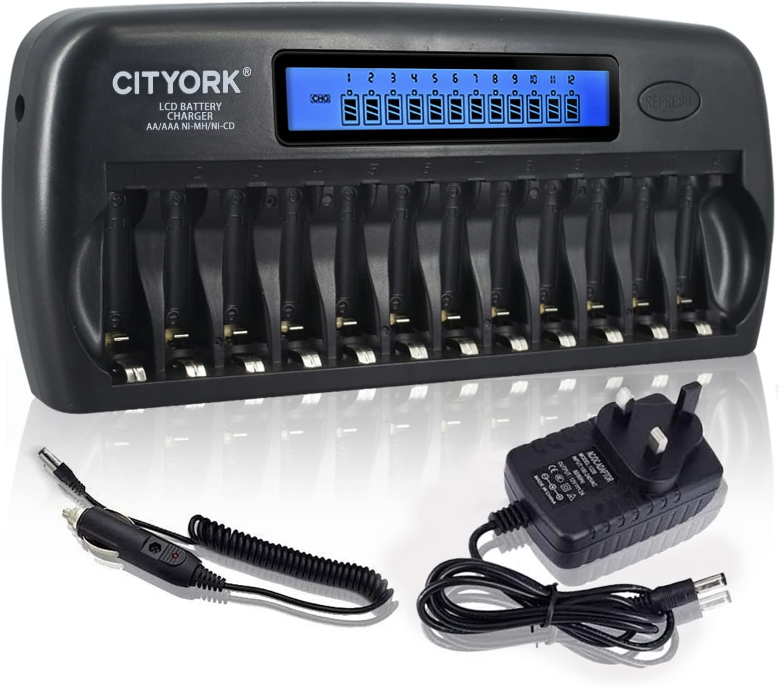 PALO 4 Slots Fast Charger LCD Display Smart Intelligent USB Battery Charger For AA / AAA Ni-CD Ni-MH Rechargeable Batteries Buy Cheaply On - View #5