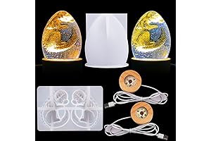 Lighted 3D Dragon Egg Resin Mold