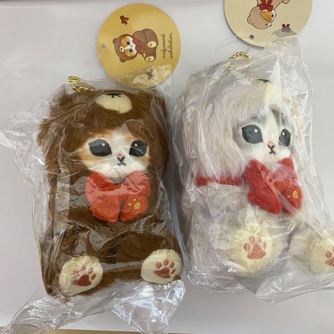 Amazon.co.jp: mofusand テディベアにゃん マスコット 2種セット