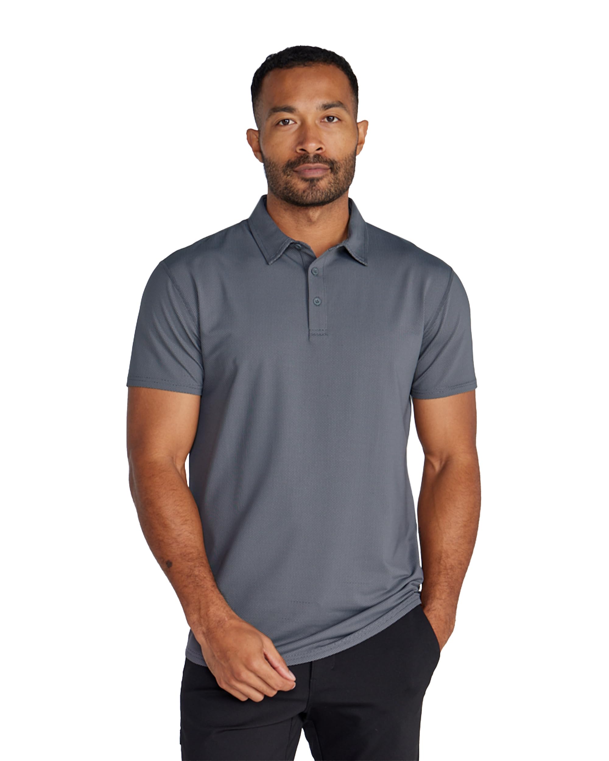 BYLT Basics Active Drop-Cut Polo