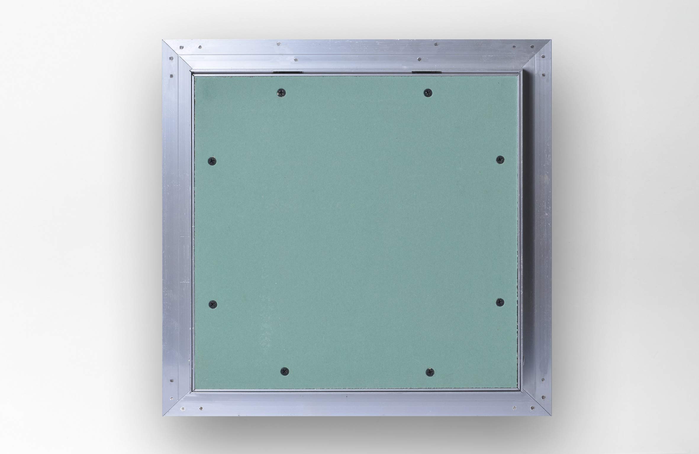 AKIFIX NAMCP04033CPDL - Jarra de inspección de cartón yeso, con marco de aluminio revestido – Doble capa de 25 mm – Tamaño estándar – 40 x 40 cm