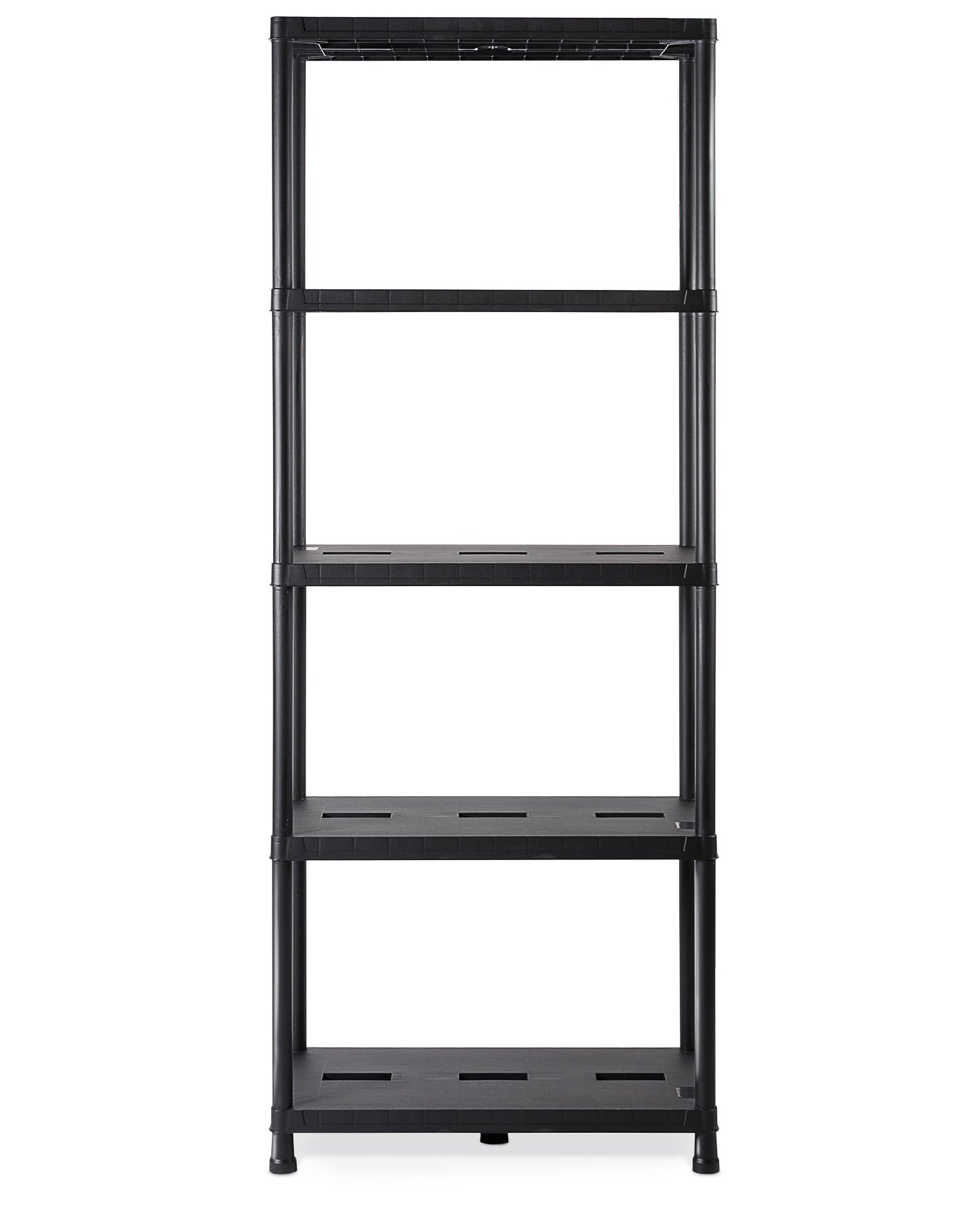 Ondis24 Steckregal 71x35x180 cm Kunststoffregal bis 180 kg | Lagerregal, 15 Zoll Schwerlastregal, bis zu 180 kg belastbar