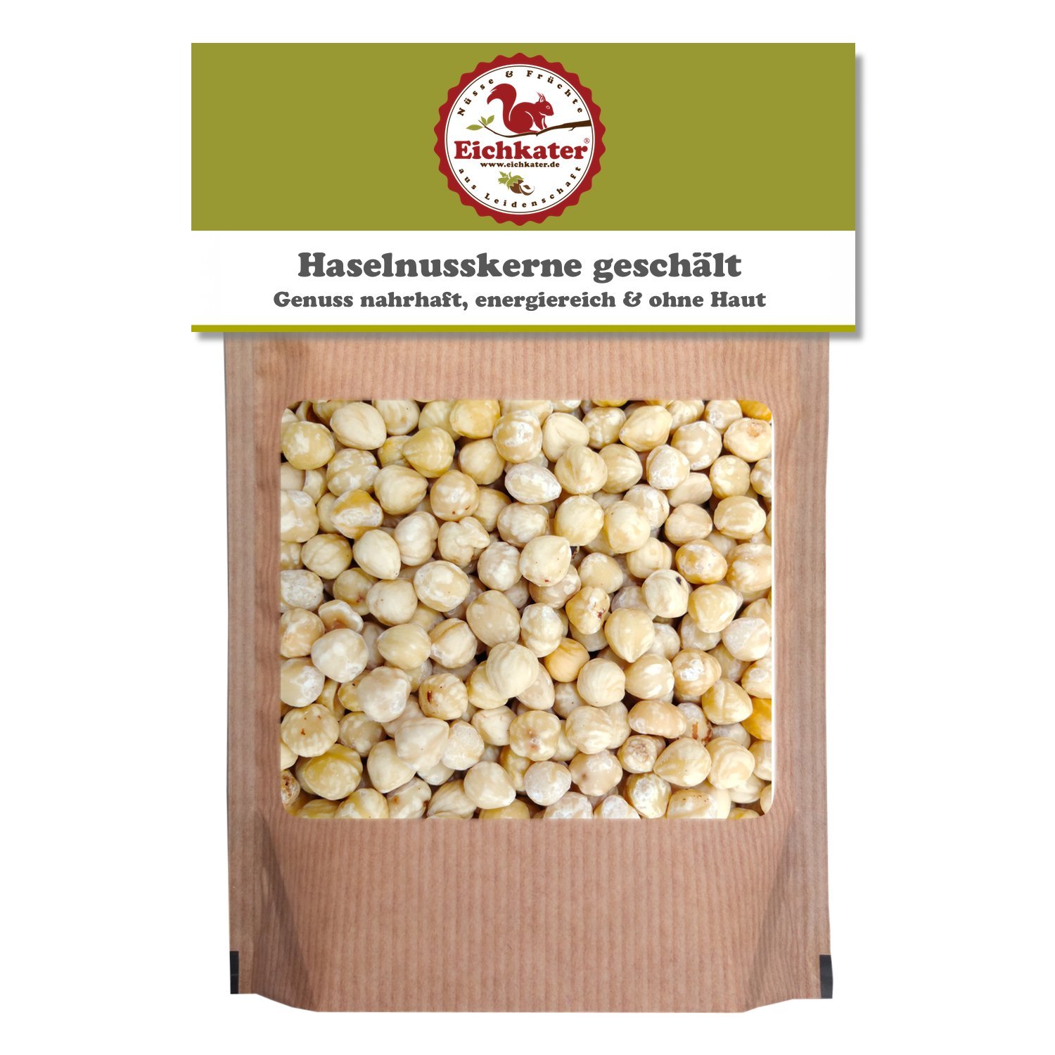 Eichkater Haselnüsse roh ohne Haut 1er-Pack (1x1000g)