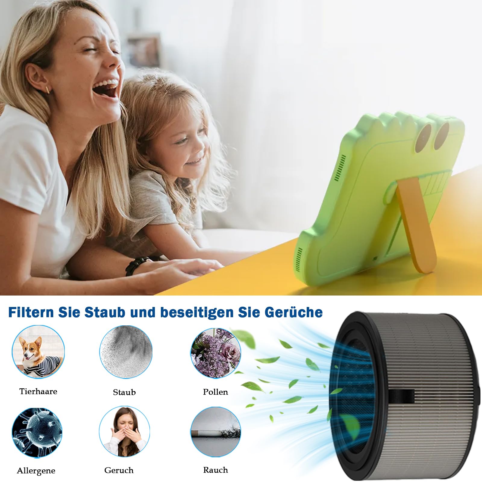 FY3400 FY3401 Kit de filtros de repuesto para Philips Serie 3400 AC3420/10 AC3421/13 2 en 1 - Filtro HEPA de repuesto y filtro humidificador - Filtro de repuesto FY3400/30