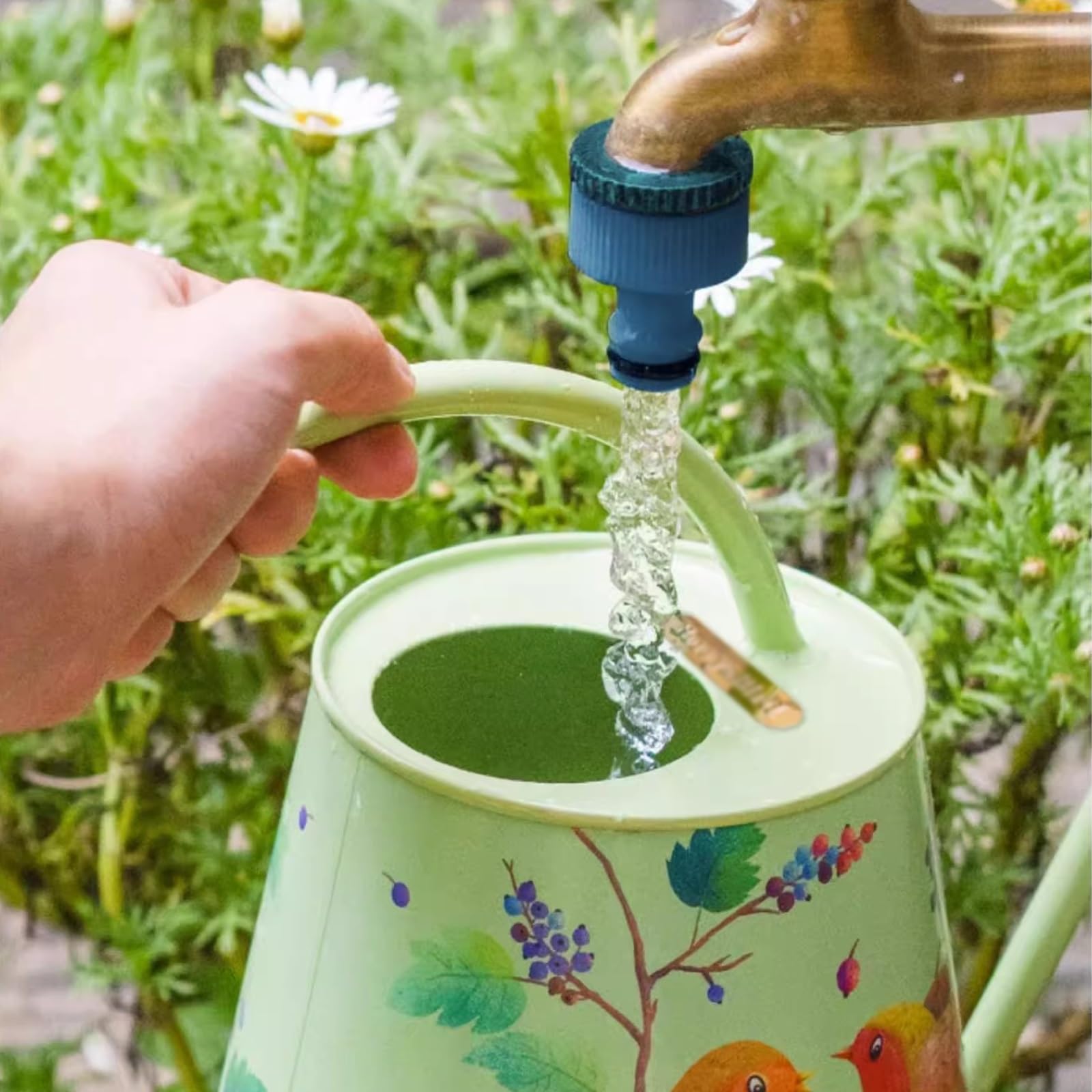 Arrosoir 2L Arrosoir en Acier Inoxydable, Intérieur Extérieur for Plantes d'intérieur Long Bec Canette d'eau for Bonsaï Succulent Fleur de Jardin pulvérisateur de Jardin