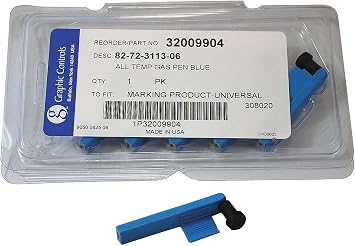 32009904, MP 82-72-3113-06, Blue marker pens pack of 6 MADE IN USA