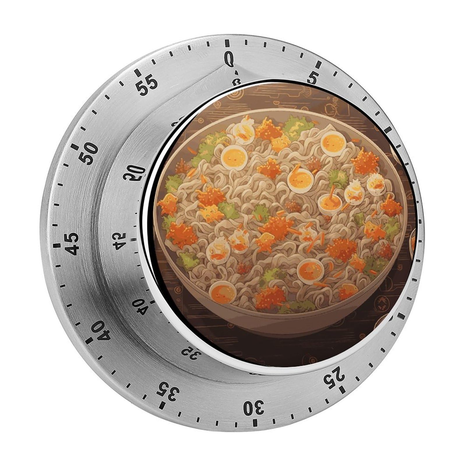 Egg Cup Noodle Ramen Timer Desk Productivity Teacher Supplies Kitchen Magnetic Countdown Mechanical Timer for Cooking, Egg, Teacher, Exercise, Oven.