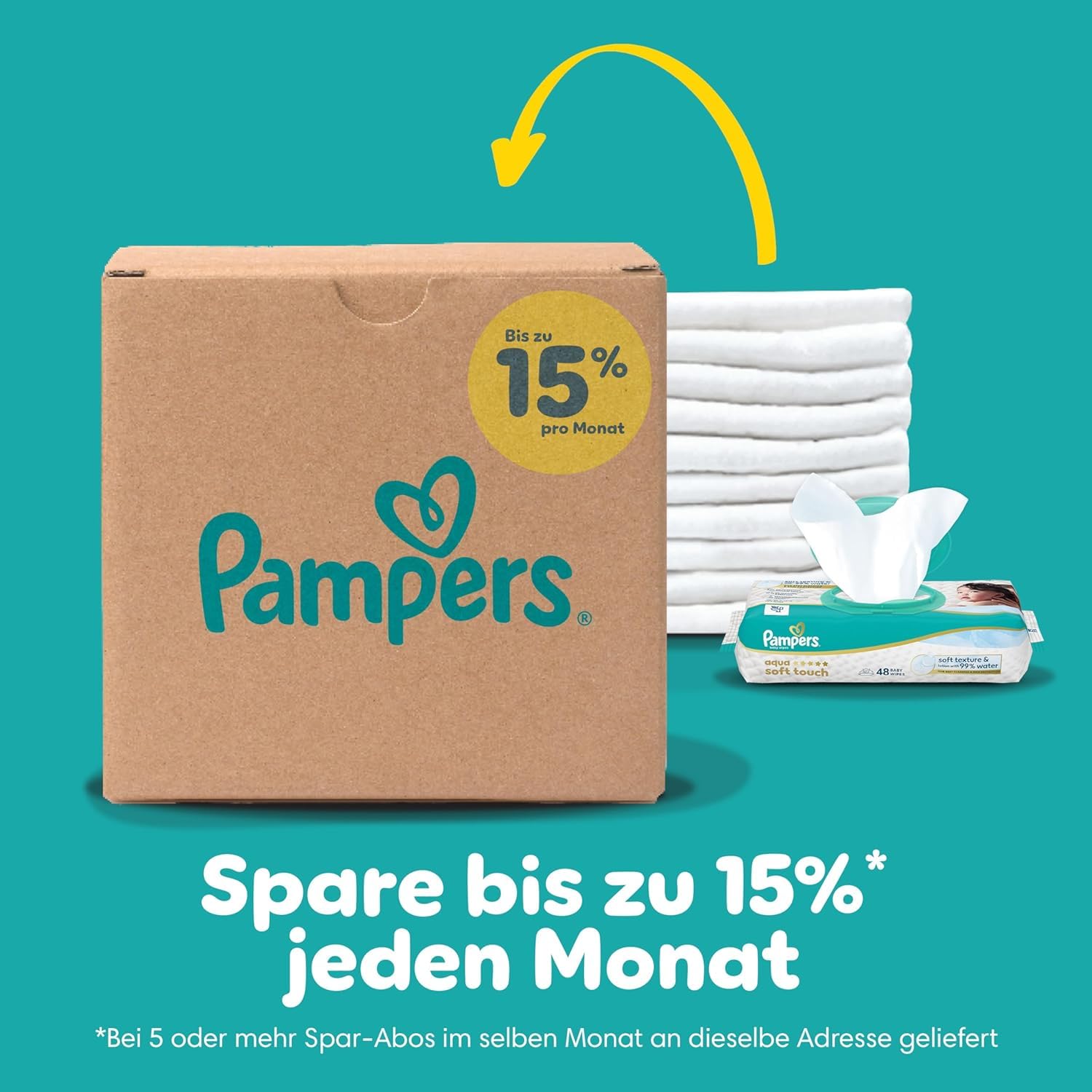 Pampers Baby-Dry Größe 6+, 176 Windeln, 14kg-19kg, Bis zu 100% Auslaufschutz & Komfort die ganze Nacht