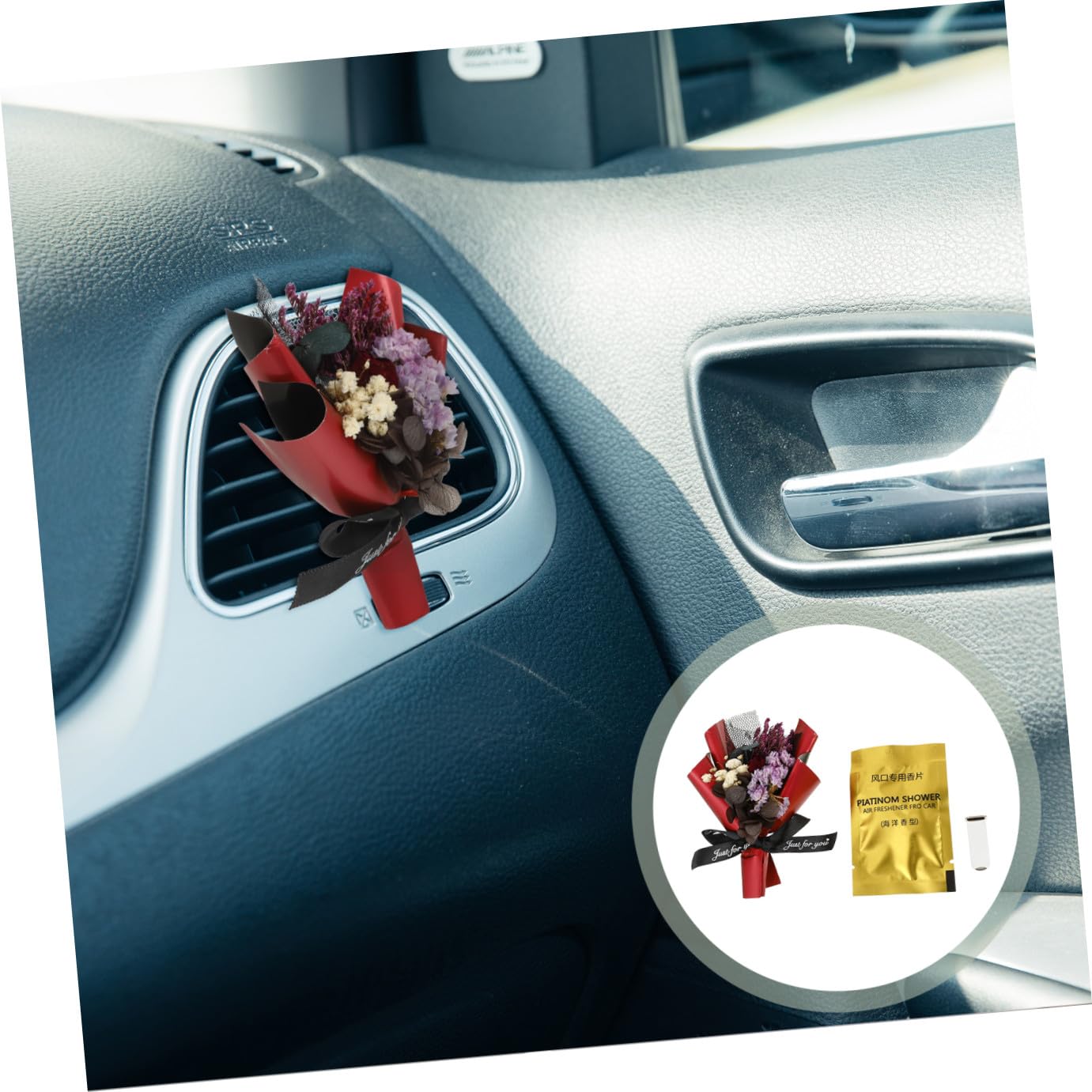 SUPVOX 4pezzi Clip Per Auto Fiore Decorativo Diffusore Unico Per Aria Per Interni Auto e Domestici Design Resistente e Facile Da Installare