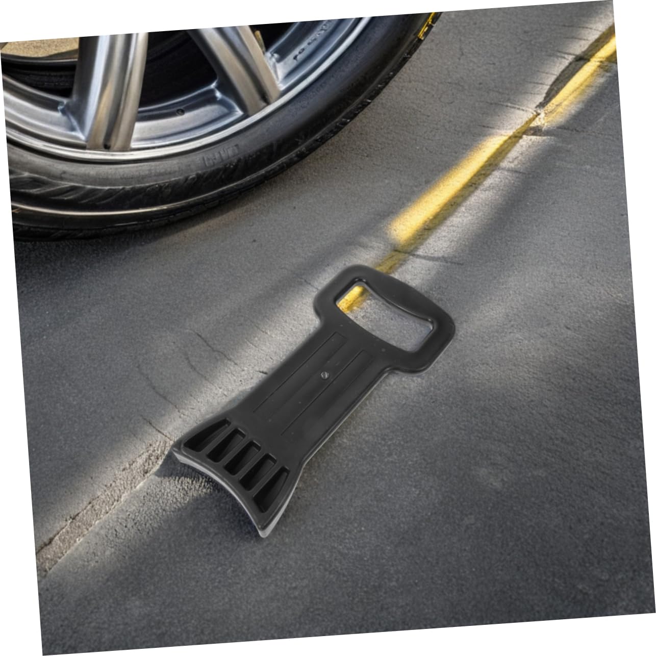 Smontagomme Auto 2 Pezzi in Plastica Nero per Cambio Ruota | Pneumatici e Vacuum Tire, Uso Fai da Te in Garage, Inserto Compatto per Assistenza al Montaggio