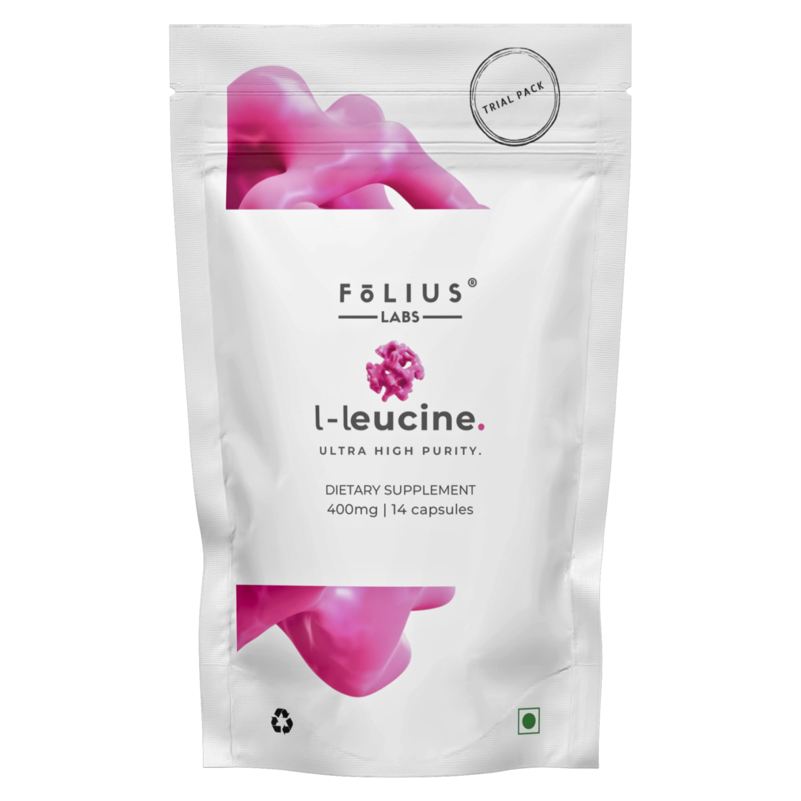 Clean Label L Leucine Amino Acid Supplement Intra Workout Supplement for Muscle Recovery and Building Lean Muscles Trial