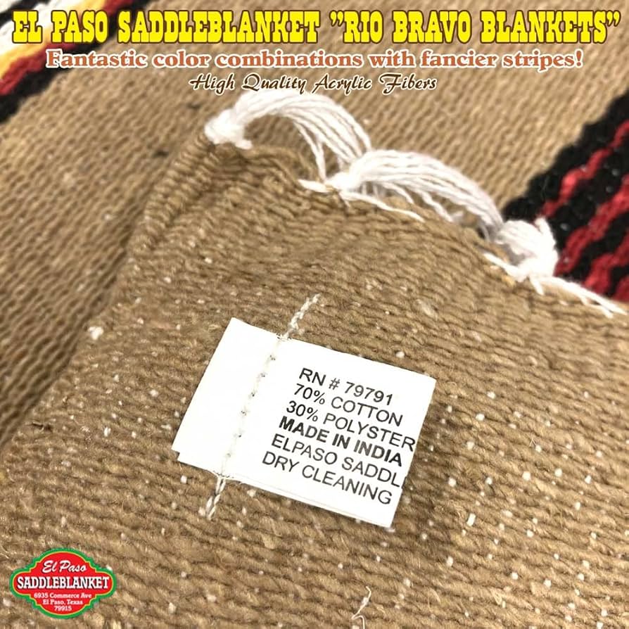 エルパソサドルブランケット/アクセントコットンスロー エルパソサドルブランケット/アクセントコットンスロー