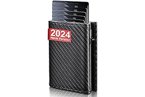 UNOSEKS Slim Wallet for Men with RFID Blocking Money Clip, 8-12 Card...