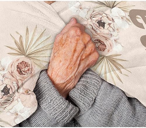 Miniatura 5 de TEEMAN Manta de nana personalizada, regalo para el día de la madre, regalos para la abuela de parte de nietos, lavable a máquina, súper suave,