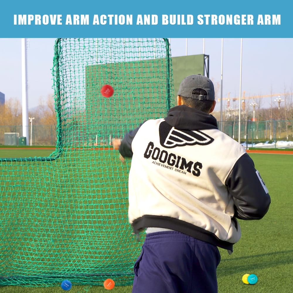 SunNordic Set da 9 palle da baseball pliometriche ponderate (3,5-16/35/53/1984,5 g) – Palline da baseball Plyo a peso variabile per migliorare la potenza e il pitching training – per tutti i livelli