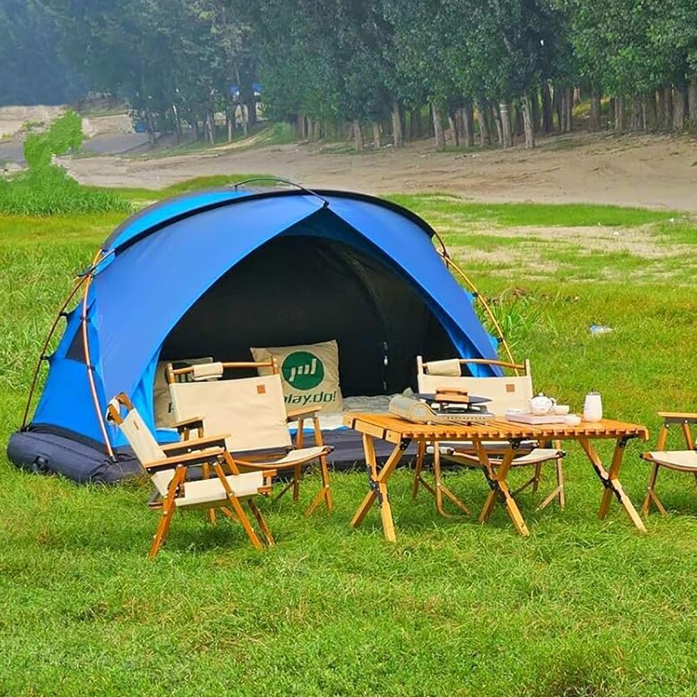 TentHome Tente de Toit pour Voiture 2-3 Personnes Gonflable, Tente de Toit de Camping 2-3 Places pour Fourgon, Van, Pick Up, SUV et Plus Encore