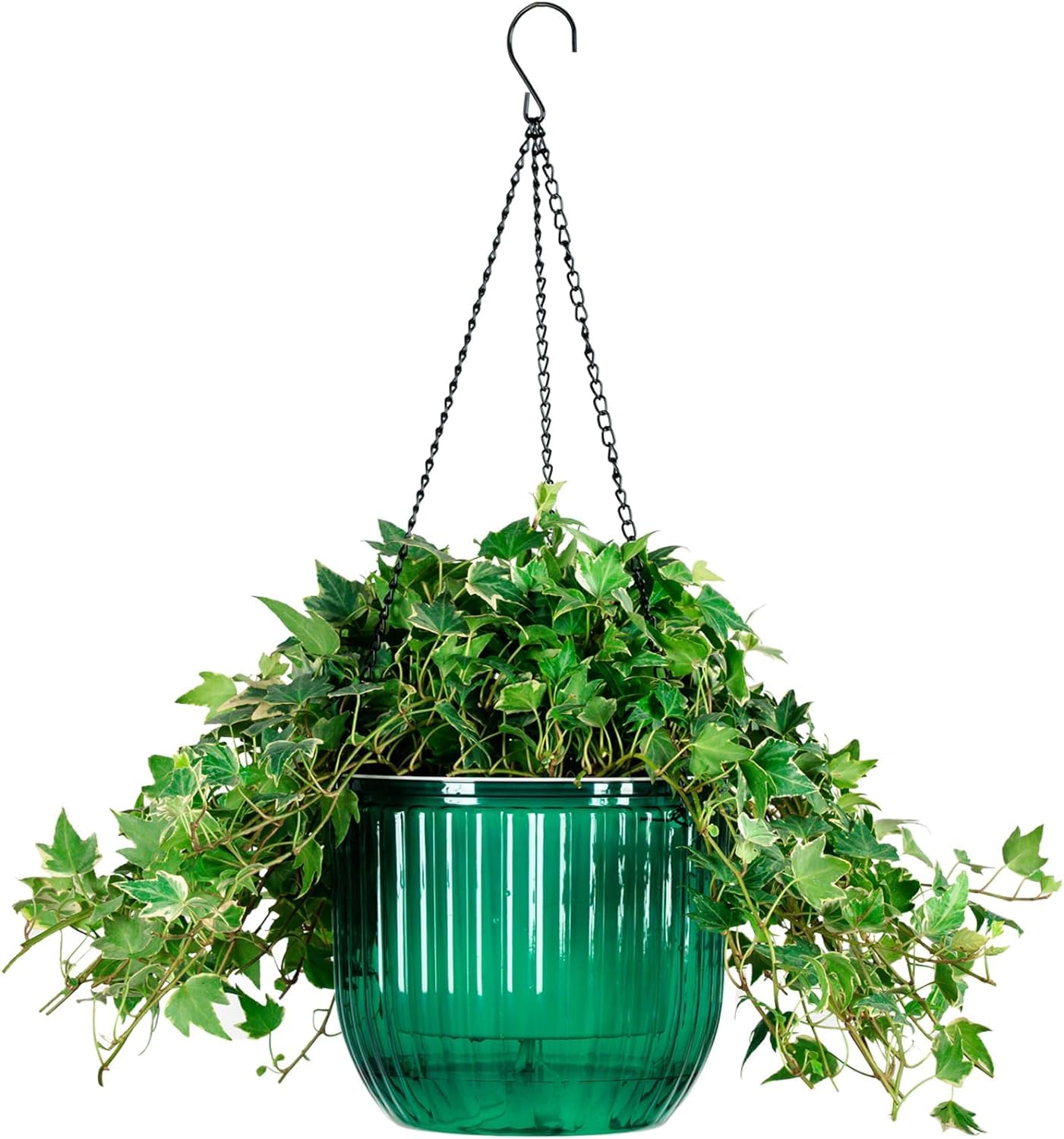 Melphoe 2Pack 6.5'' & 1Pack 8.3'' Self Watering Hanging Planters