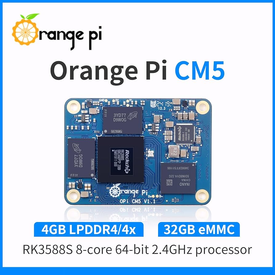 Amazon.com: Orange Pi CM5 4GB RAM with 32GB EMMC LPDDR4