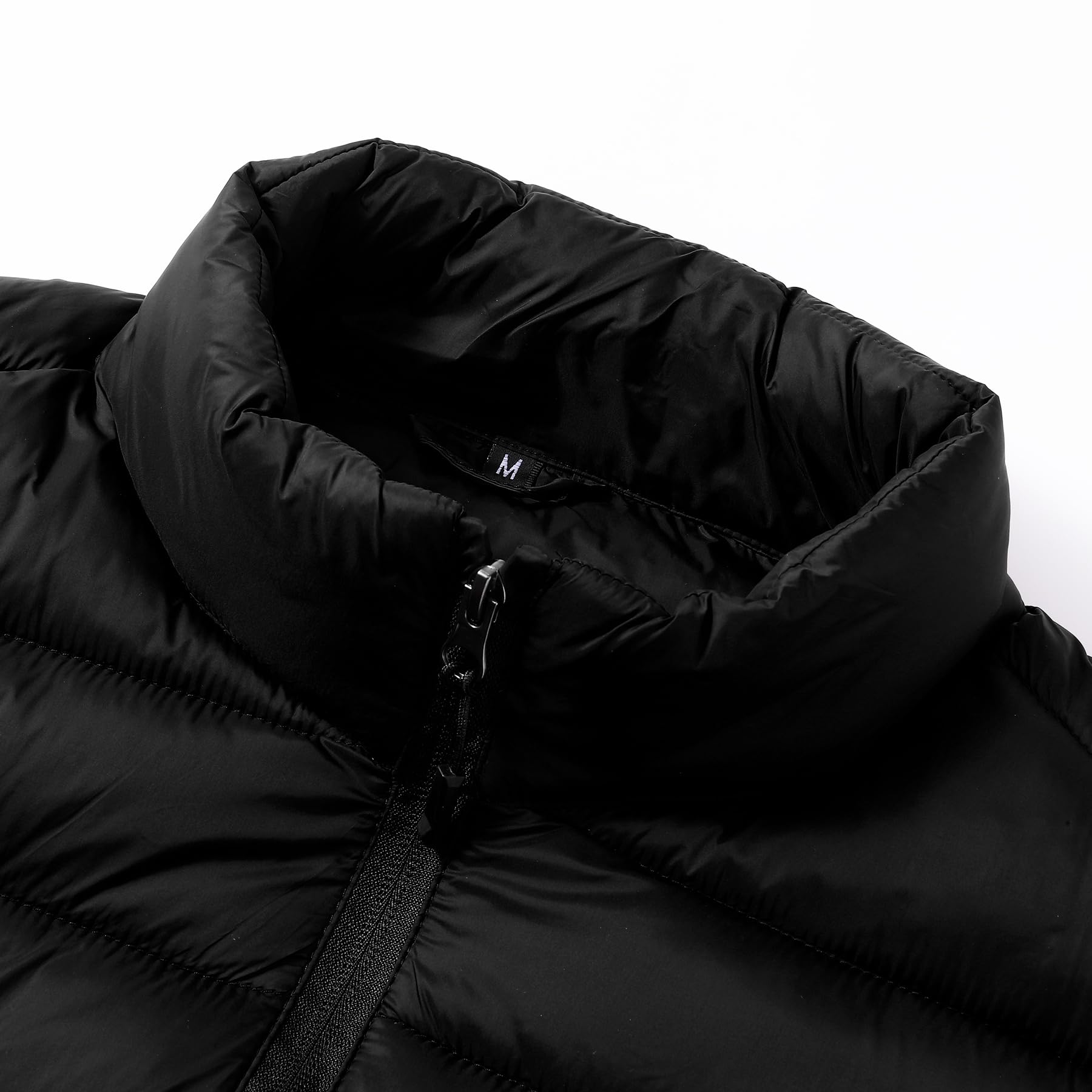 Allthemen Veste Matelassée Homme Doudoune Legere Chaud Blouson Outdoor Coat | Col Montant,550g,Imperméable Coupe-Vent,Manches Longues,Zippé Parka Chaud,Avec 4 Poches,Pliable Pour Loisirs Randonnée Voyage