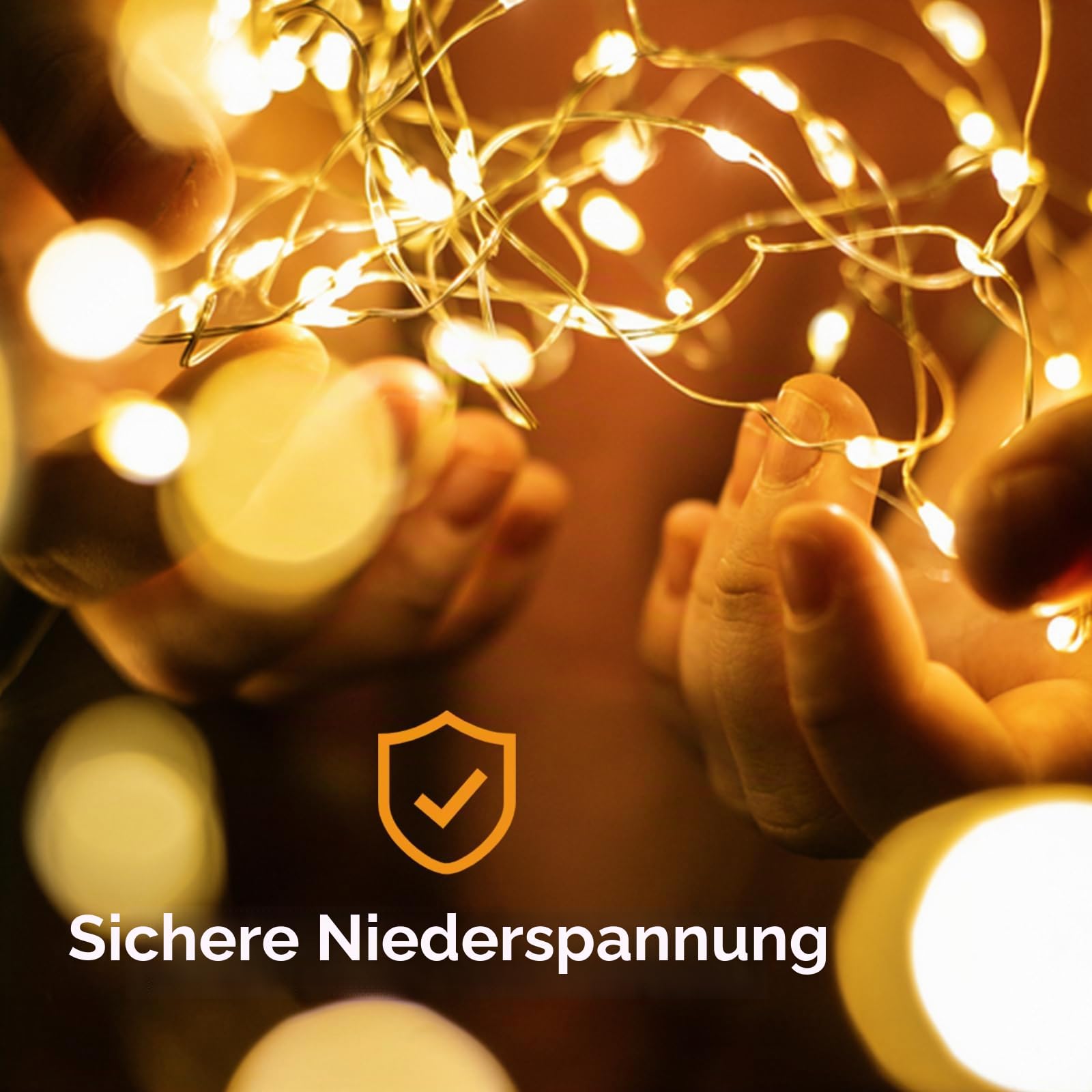 litogo LED Lichterketten Batterie mit Timer, 50 Stück 5M 50er Micro LED Lichterkette Draht Innen Batteriebetrieben für Party Weihnachten Weihnachtsbaum Halloween Hochzeit Deko(Warmweiß)