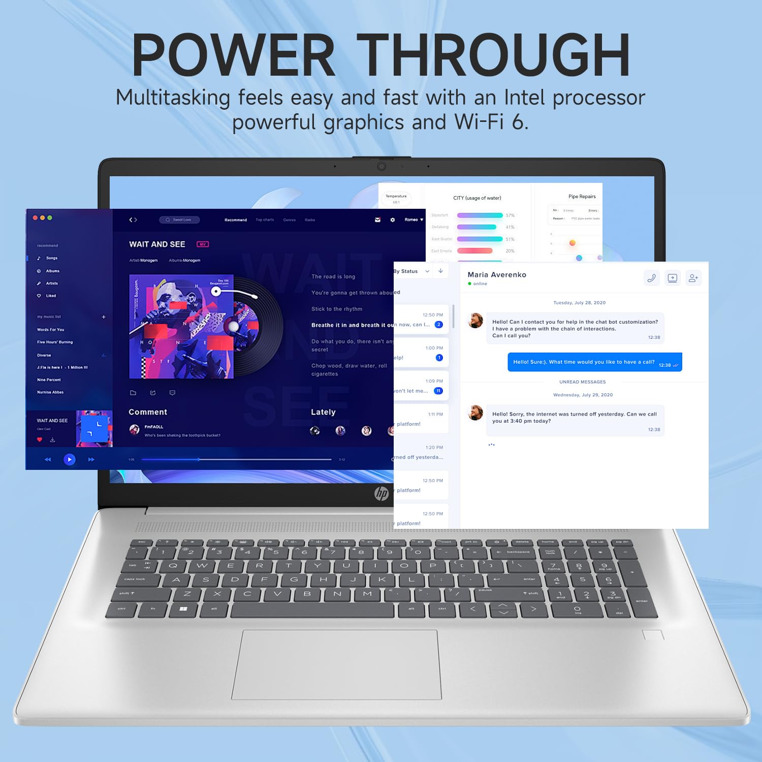 HP 2025 Laptop, 17.3" FHD, CORE 7 (Exceeds i7 1355), 64GB RAM, 2TB SSD, FP Reader, Backlit Keyboard, Webcam, Wi-Fi 6, Windows 11 Pro, Silver, Bundle with ADATA 512GB External SSD