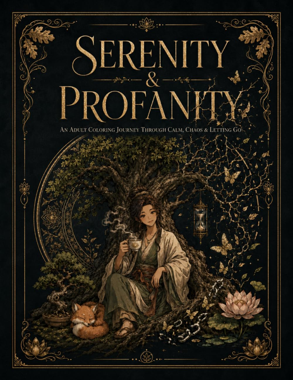 Serenity & Profanity: A Coloring Book for When Your Zen Meets Reality