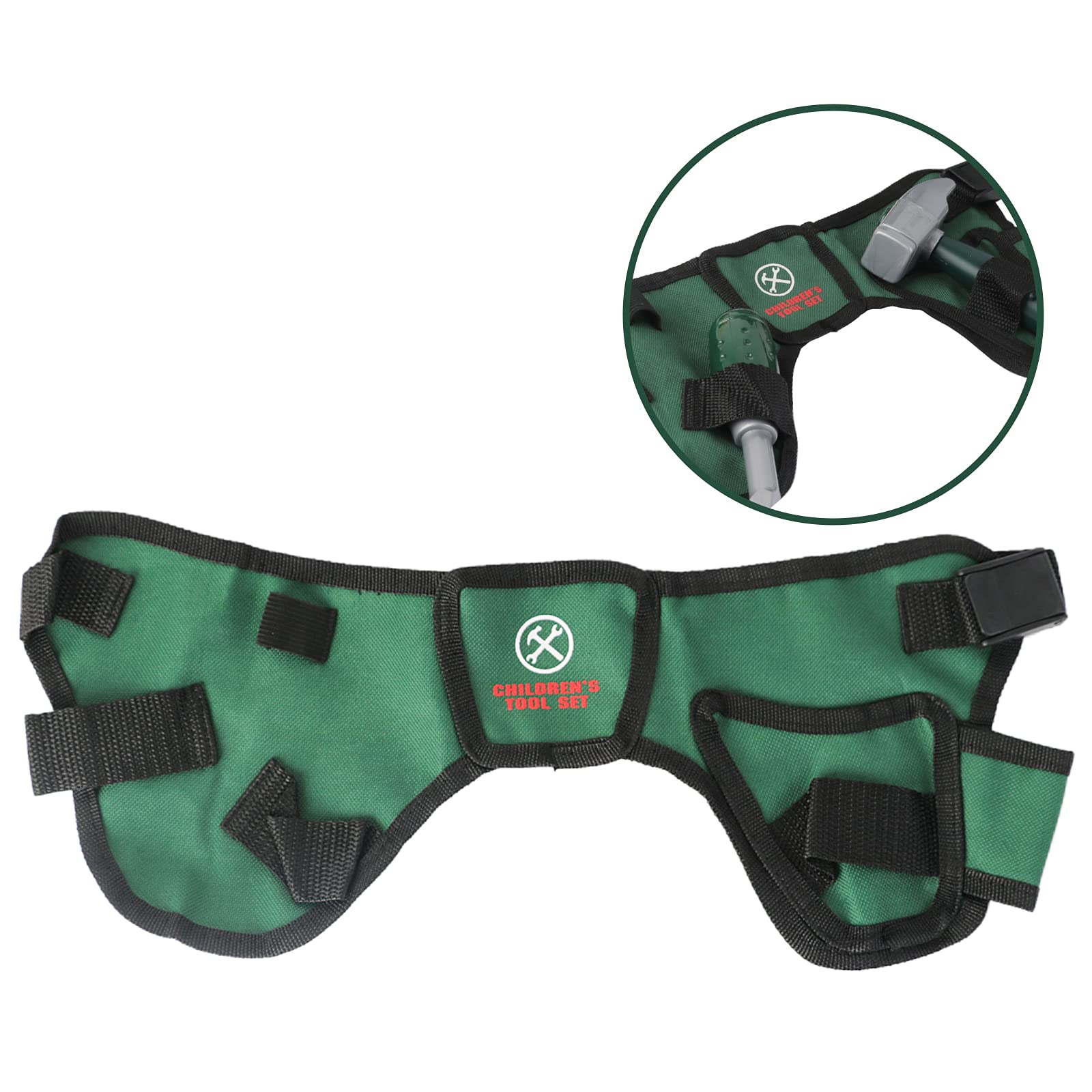 deAO Costruzioni Set Attrezzi Bambini, Giocattoli Attrezzi da Costruzione, Kit Strumenti con Trapano Elettrico, Zaino, Casco e Accessori, Regalo Perfetto per Bambini